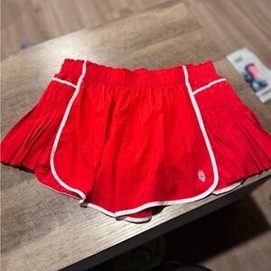 Free People | Easy Tiger Shorts Red/White